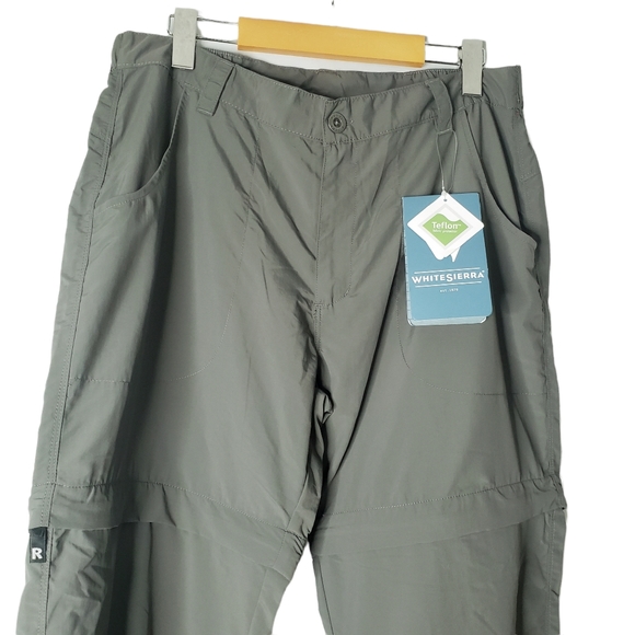 White Sierra Convertible Pants L NWT - Picture 2 of 12